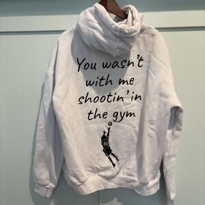 Dunk Squad Hoodie Mens Medium Basketball Embroidered Graphic Pullover Sweatshirt